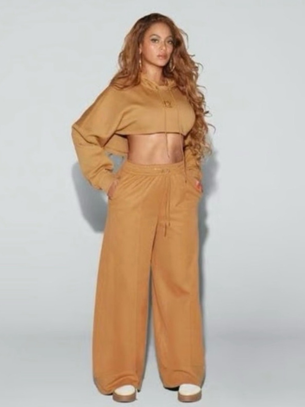 Ivy park two piece wide leg set